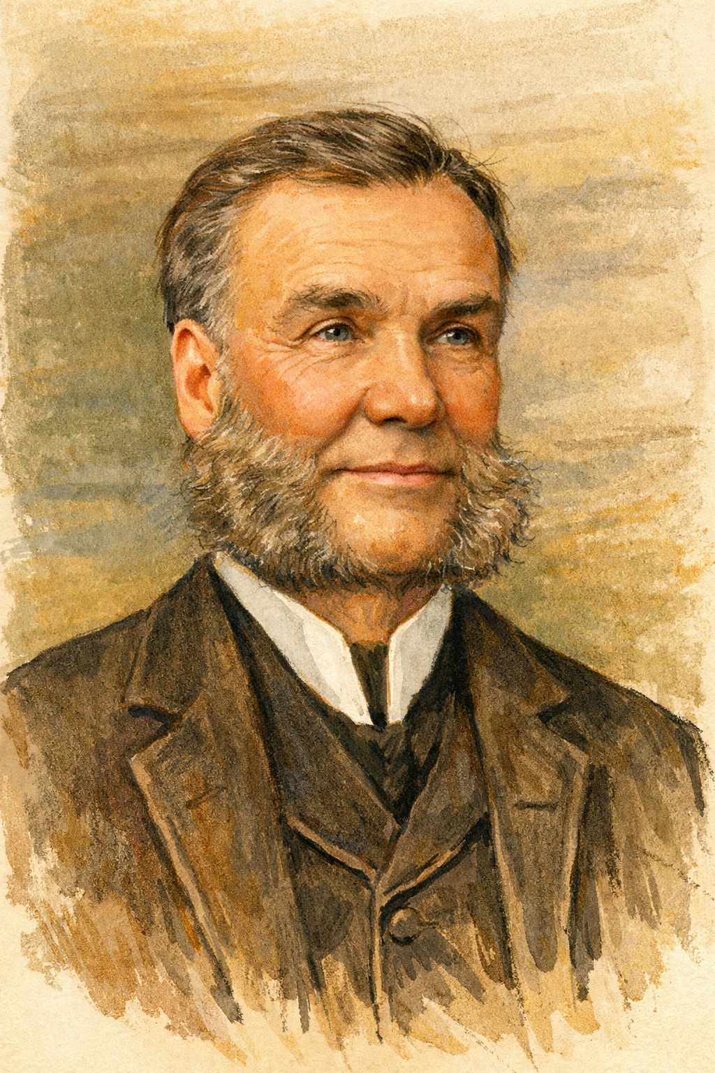 Alfred William Eustace colour sketch